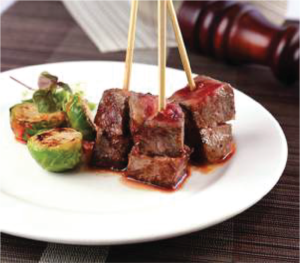 Bò Fuji nướng sốt vang đỏ