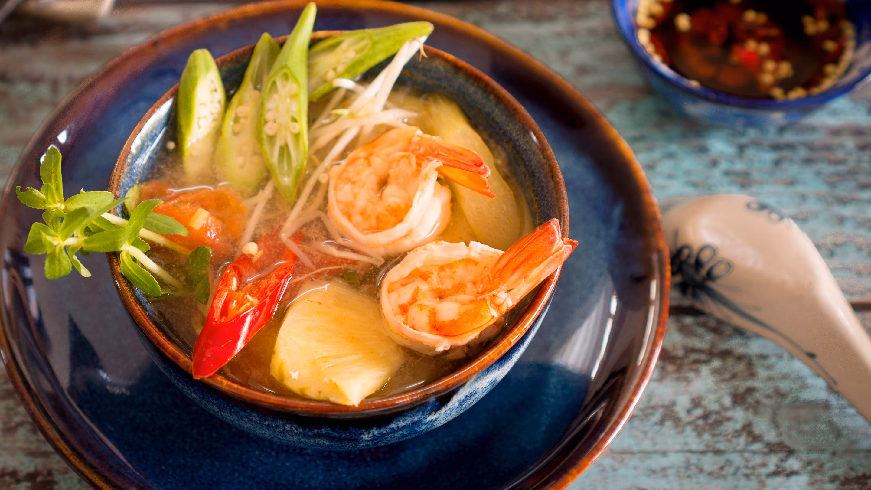 Canh hải sản nấu chua