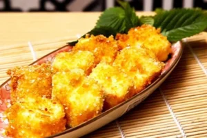 Đậu hũ non chiên trứng muối