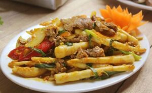 Măng trúc xào thịt bò