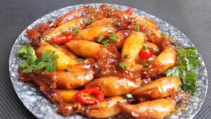 Mực trứng chiên mắm