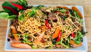 Mỳ xào thịt bò