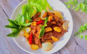 Nầm heo nướng chao đỏ