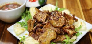 Nầm sôt heo tiêu xanh bản gang