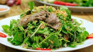 Nộm rau má kiểu Muộn Quán